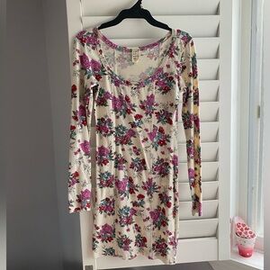 Long sleeve floral dress